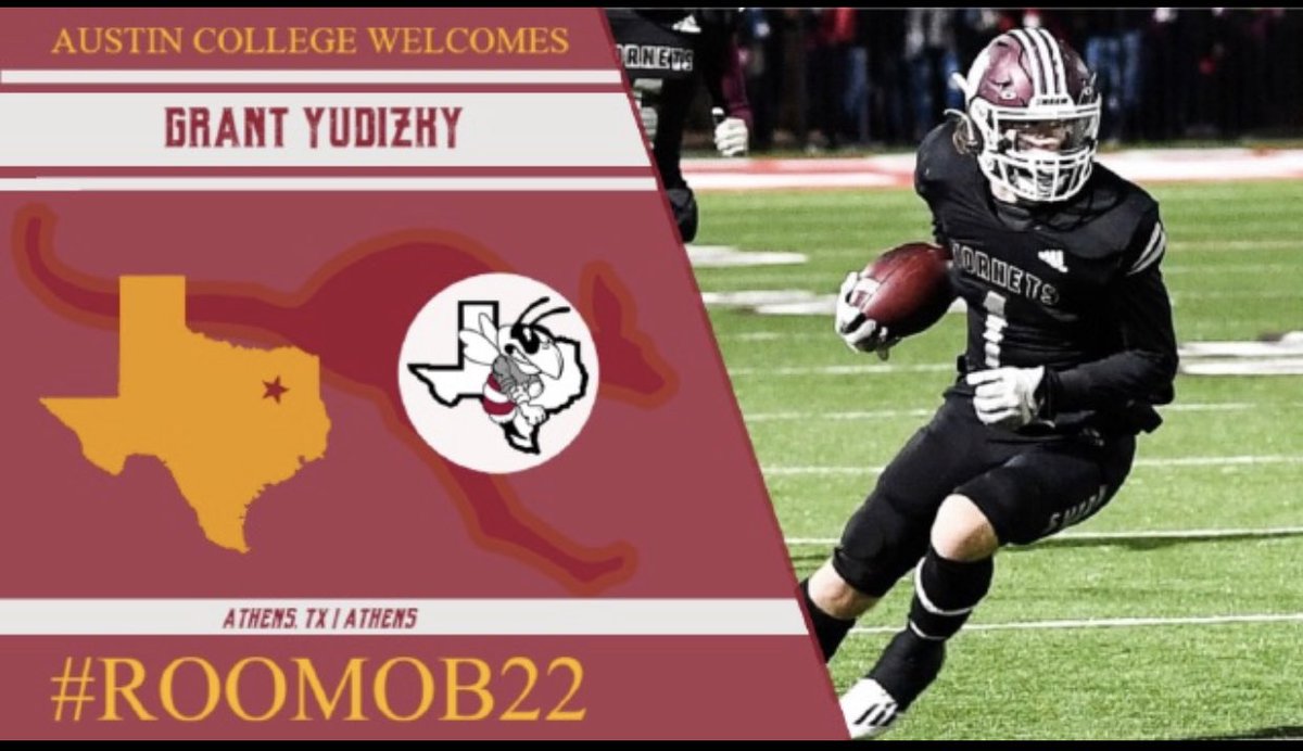 After much consideration, I have decided to continue my academic and athletic career at Austin College. I want to thank my friends, family, and coaches all along who paved the way to my success now. I also want to thank all of the coaches that gave me an opportunity, GO ROO’S! 🦘