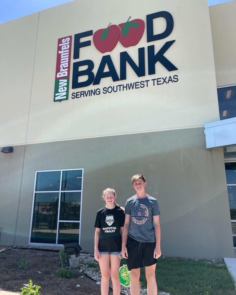 Great day volunteering at the <a href="/nbtxfoodbank/">New Braunfels Food Bank</a> .  We prepared 336 meals for our fellow Texans