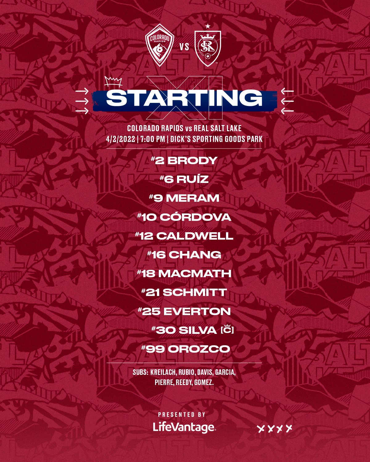 Real Salt Lake Announces 2021 Regular Season Schedule Real, 48 OFF