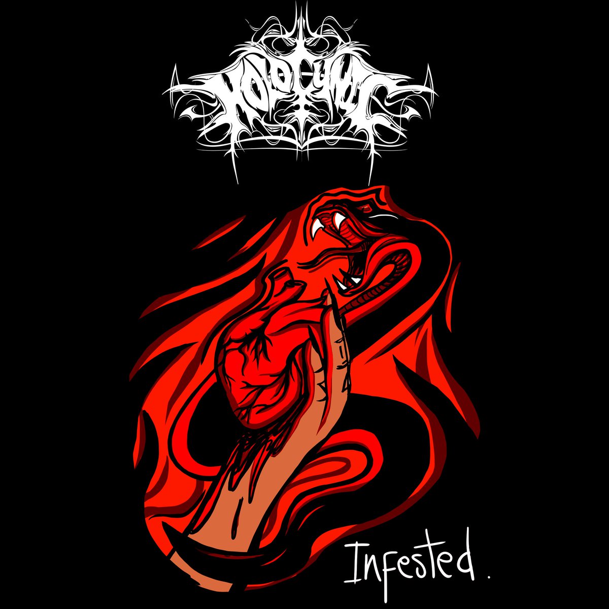 A being infested by negative thoughts and feelings, madness eats away at the feelings of his conscience that was once lucid and calm. Listen to it on Spotify, Deezer, iTunes, Soundcloud or the platform of your choice! 🔥
#theblackdescent #infested  #daniellemetalbogota #album2022