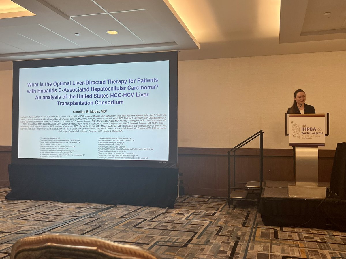 Jessica Keilson (@jessicakeilson) on Twitter photo Fantastic talk by <a href="/calliemedin/">Callie Goel, MD, MSc</a> on optimal liver-directed therapy for HCV-associated HCC - need to balance oncologic and virologic outcomes #IHPBA2022 <a href="/IHPBA/">IHPBA</a> <a href="/EmorySurgery/">Emory Surgery</a> <a href="/WinshipAtEmory/">Winship Cancer Institute of Emory University</a> Fantastic talk by <a href="/calliemedin/">Callie Goel, MD, MSc</a> on optimal liver-directed therapy for HCV-associated HCC - need to balance oncologic and virologic outcomes #IHPBA2022 <a href="/IHPBA/">IHPBA</a> <a href="/EmorySurgery/">Emory Surgery</a> <a href="/WinshipAtEmory/">Winship Cancer Institute of Emory University</a>