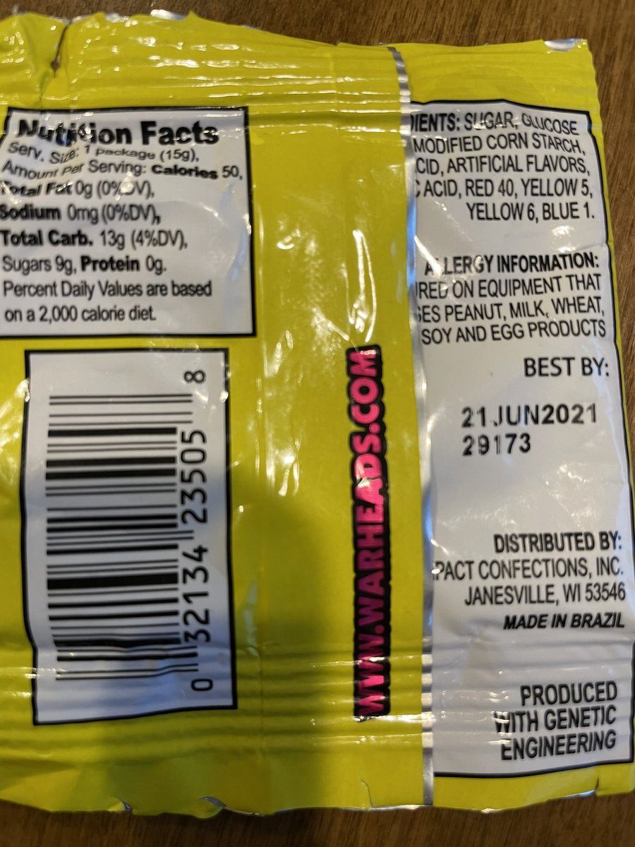 kghossaini's tweet photo. @BowleroBowl giving kids expired candies since 21JUL2021
… Is this legal ? https://t.co/vDjv4nD9hk