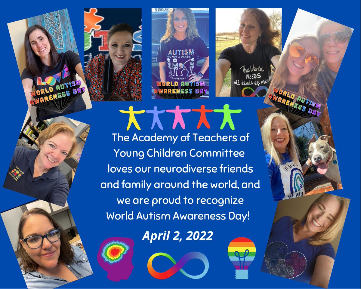 ATYC2gether's tweet photo. Representing World Autism Awareness Day from all around Texas! #WorldAutismAwarenessDay #ATYC #ATYC2gether #ATYC2022 https://t.co/Vp12W3Enme