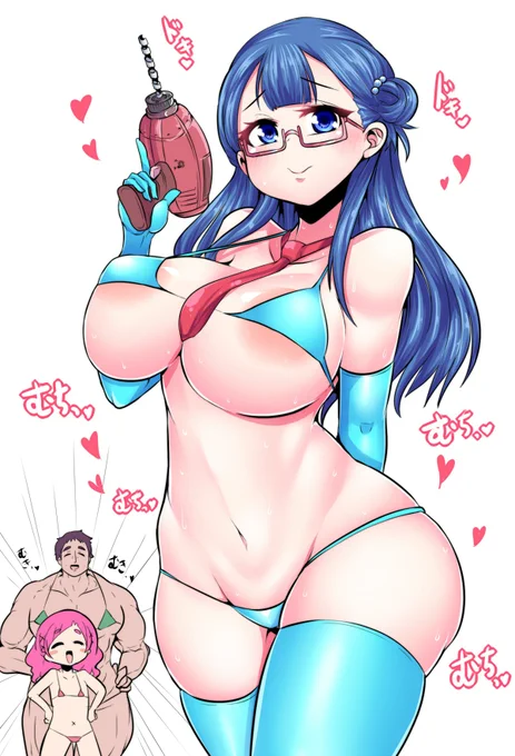これは当時書いたハグプリマイクロビキニ部の絵、実際健全である 