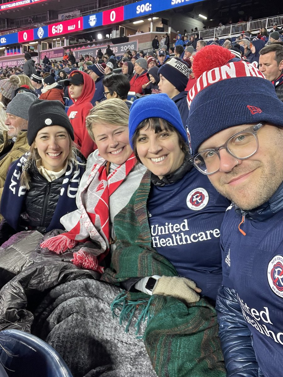 eabuckley's tweet photo. With friends from Australia and Chicago! 134 row 8!! #TweetYourSeat #nerevs https://t.co/HEGUjyo5Nt