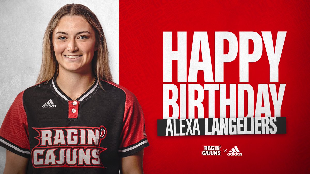 🎉🎁🎂 Lots to celebrate today .... including 𝗔𝗹𝗲𝘅𝗮 𝗟𝗮𝗻𝗴𝗲𝗹𝗶𝗲𝗿𝘀' BIRTHDAY! #GeauxCajuns ⚜️ | @AlexaLangeliers