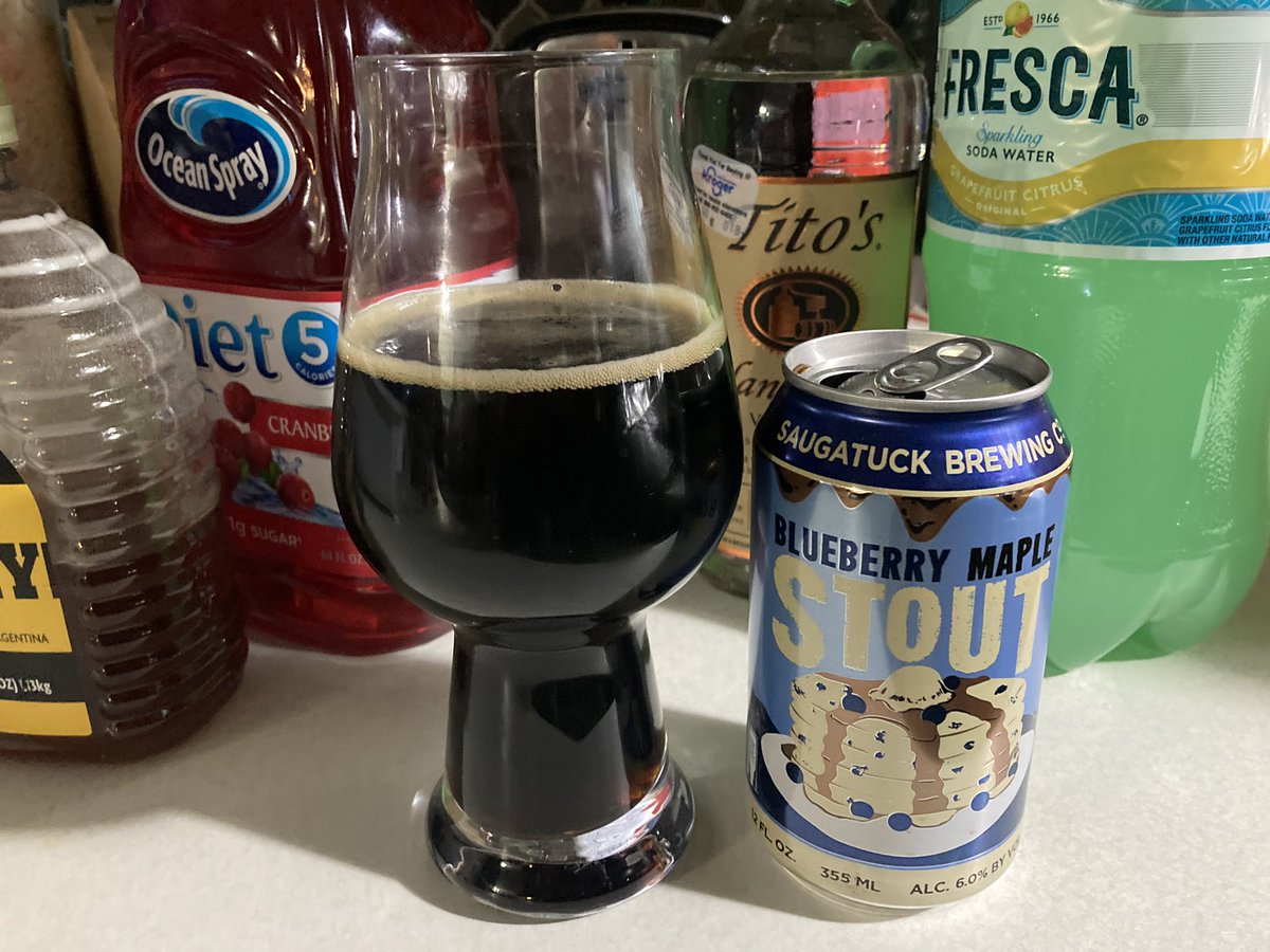 CanesFan311's tweet photo. This is good. @saugatuckbrew #BlueberryMaple #Stout #CraftBeer #Beers https://t.co/ox9UWinRzx