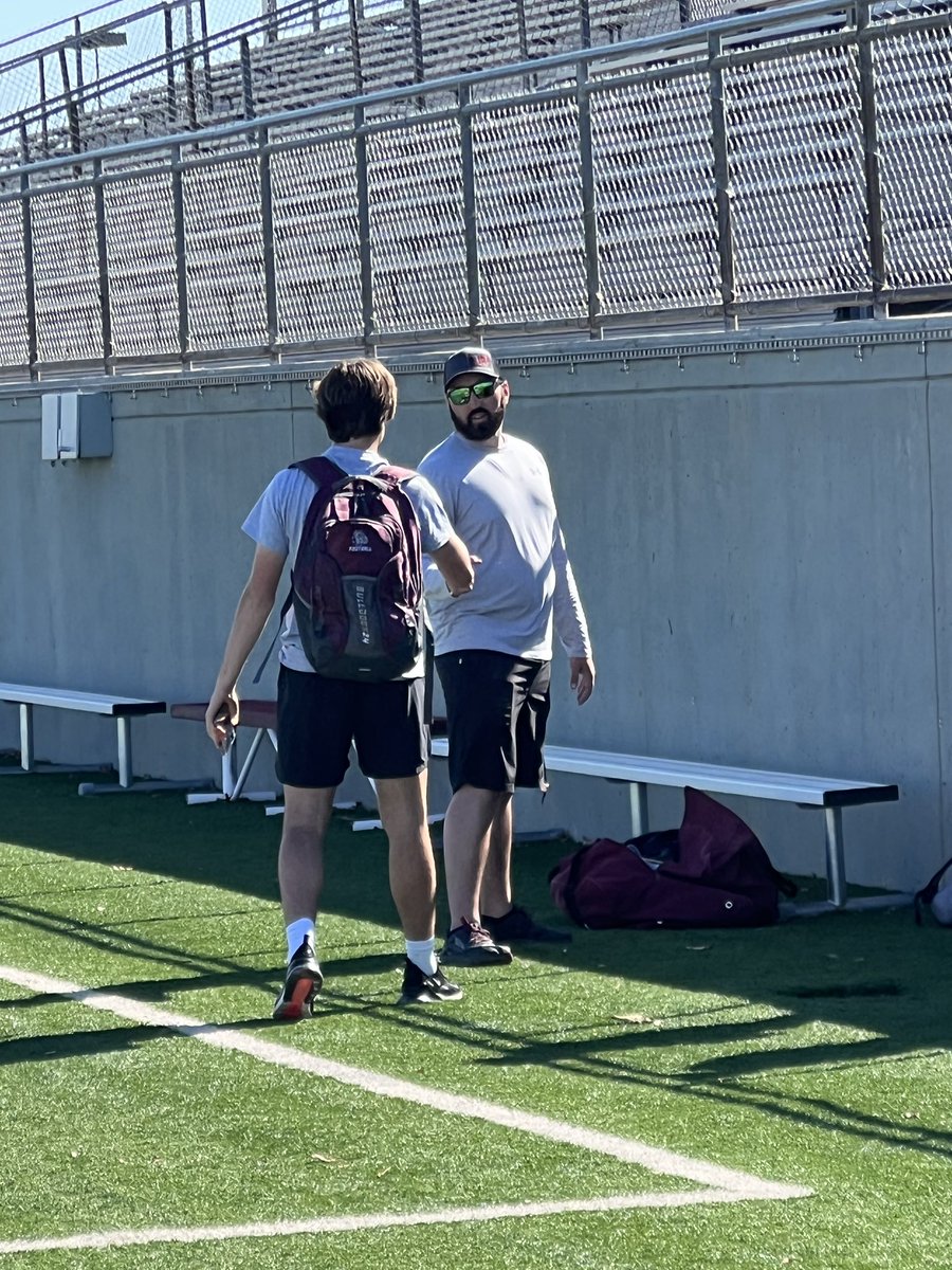 TyAckerman24's tweet photo. Had an amazing day at @KohlsKicking in OKC! Got some tips from one of the best! @GabeBrkic 
@Coach__Thomas4 @RecruitEMHS_FB  @PrepRedzoneOK https://t.co/5THcIbufuO