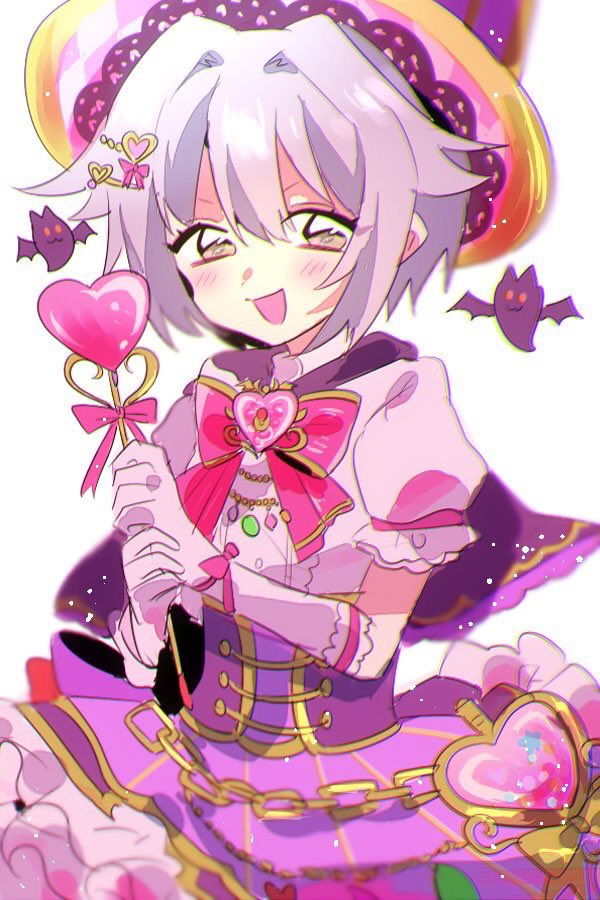 安部菜々 ,輿水幸子 ,佐藤心 「魔法少女幸子カワイイね…🥹🎀 💜 」|るるが🌷のイラスト