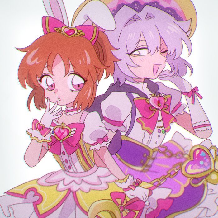 安部菜々 ,輿水幸子 ,佐藤心 「魔法少女幸子カワイイね…🥹🎀 💜 」|るるが🌷のイラスト