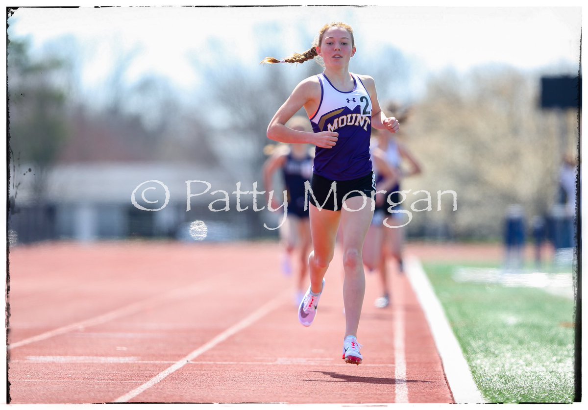 PM_Photo's tweet photo. PW Colonial Classic - Girls 1600m - The Mount’s Ella Woehlcke 1st place 4:59.86 PA#1! Congratulations Ella! #ptfca #pattymorganphotography https://t.co/es4WWkwV8p