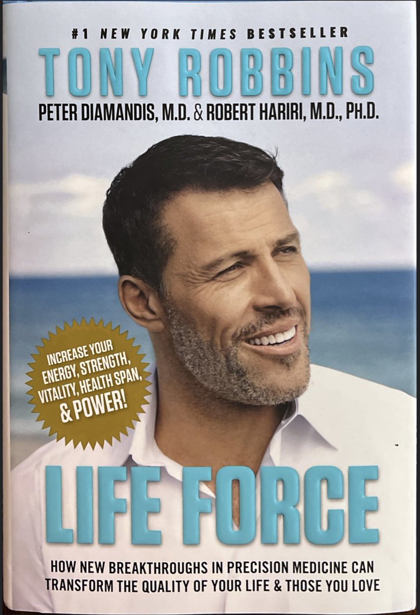 jrrizzo00's tweet photo. Thank you @TonyRobbins @PeterDiamandis @DrBobHariri !! Life Force is a fantastic read and it was a pleasure to work with you and your Team on the interview! Appreciate the ‘plug’! #DisabilityStrong #RehabResearch #RizzoLab #RuskRehab https://t.co/orruFmJnwC