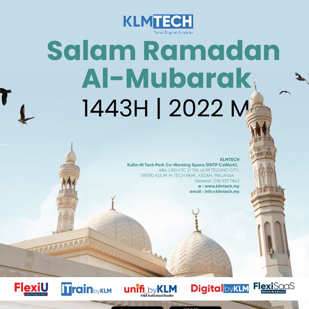 Salam Ramadan to all our Muslim partners, clients, 

The true spirit of Ramadan is a time to further our spirituality, while also extending empathy and kindness to those who are less fortunate.

klmtech.my
#Ramadan
#Puasa
#Automation
#IT