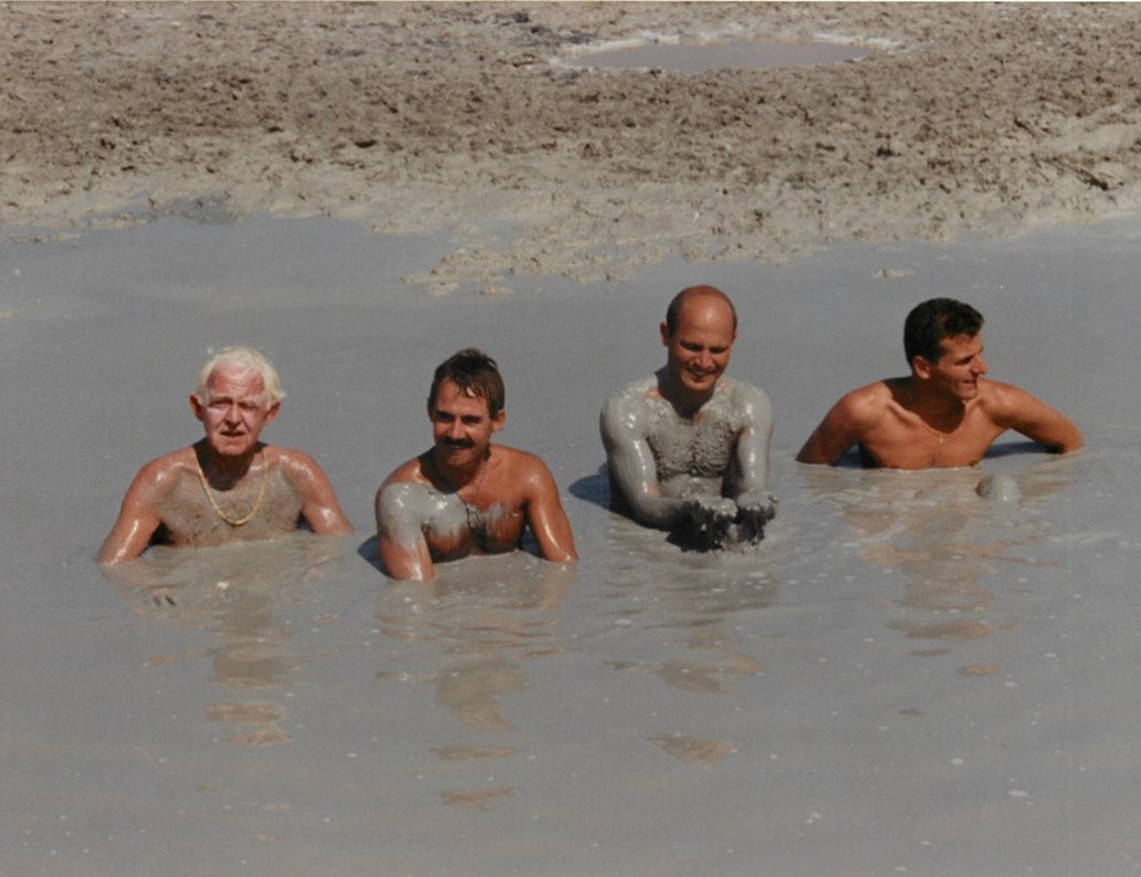 bammer47 on Twitter "Formentera mud baths (July 1987). On a day