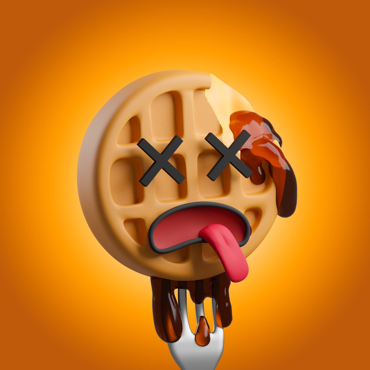 First peek at a Waffle 1/1 👀🧇🧇