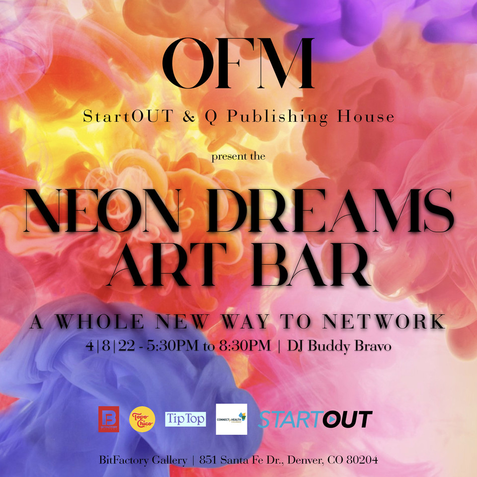BitfactoryG's tweet photo. Event link:
https://t.co/qZRB5DHdrF

#BitfactoryGallery #Denver #NeonDreamsArtBar #NetworkingEvent #OutFrontMagazine #QPublishingHouse #TipTopCocktails #TopoChico #Connect4HealthColorado https://t.co/S8pqKrfpvN