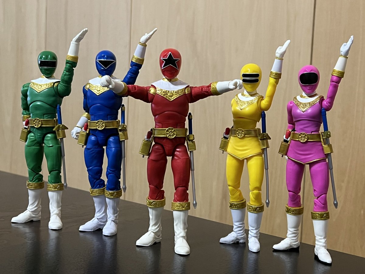 パワーレンジャー ライトニングコレクション ジオ ゴールド GREEN 6