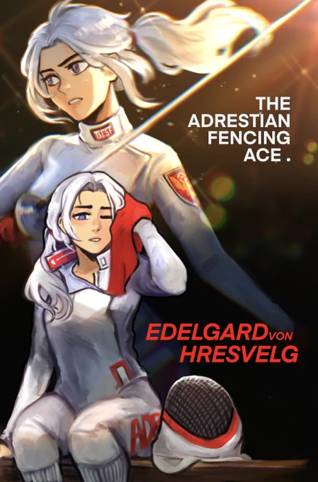 Edelgard the fencing Ace and her coach! #FE3H 