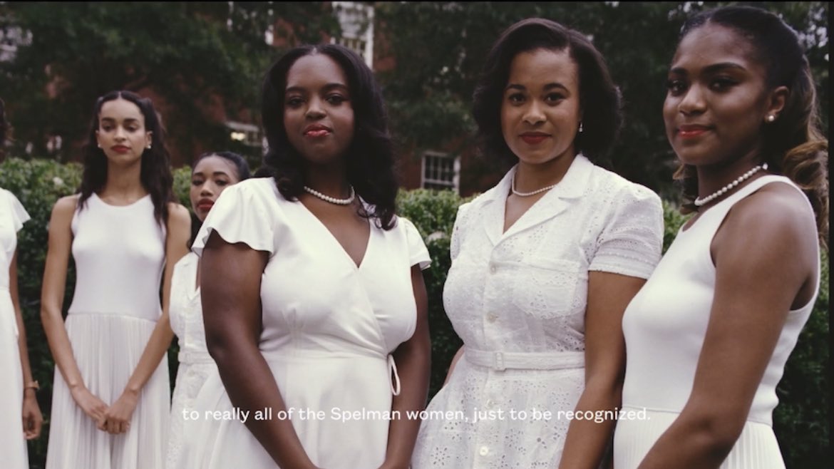 kellebellebabe's tweet photo. Just so completely honored to have been a part of this historical moment for my beloved @SpelmanCollege , @Morehouse , and @RalphLauren . I am so blessed to call Spelman home, &amp; to have represented my beautiful Spelman sisters, &amp; my family’s long rich Spelman legacy💙 https://t.co/jxVpYmVitN