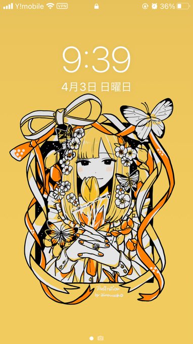 「hair ornament orange theme」 illustration images(Oldest)