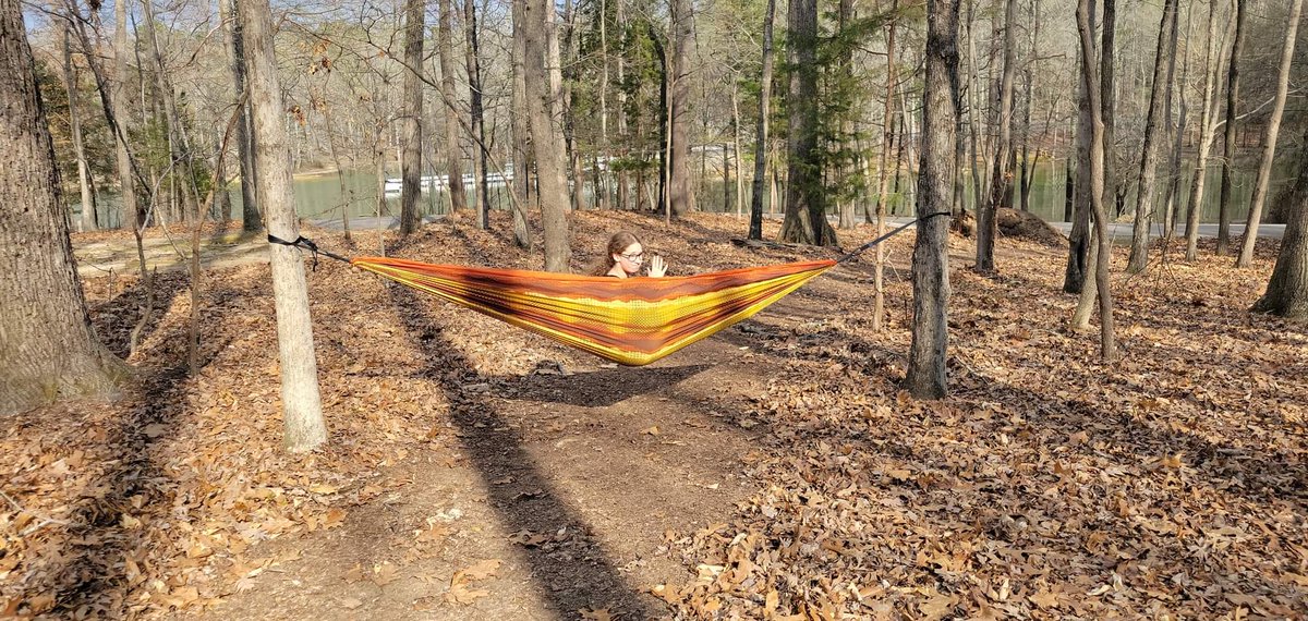sambone78's tweet photo. Mom and daughter camping trip. #springbreak2022 #farkle #rollthemdice #Kerrlake #hibernia https://t.co/GBJA5ICEkm