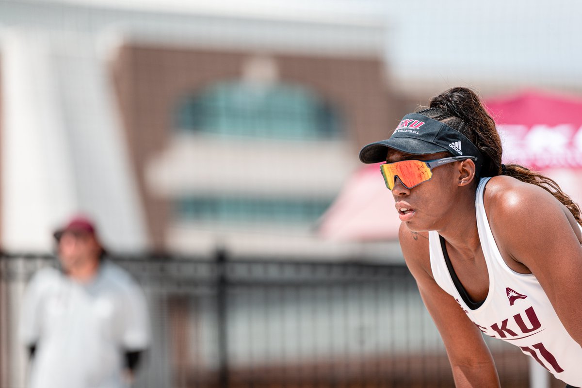 .<a href="/EKUBeachVB/">EKU Beach Volleyball</a> split a pair of matches on the final day of the EKU Beach Tournament on Saturday in Richmond!

The Colonels have won five of their last seven matches on the season!

Recap: bit.ly/36IYXkF