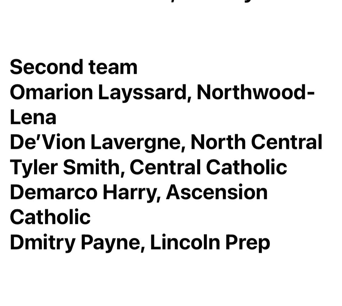__CoachJP's tweet photo. Congrats to all! 1A/D-IV plays good hoop! GREAT players & coaches in this class. Special congrats to
Austin (not Tyler 🙄) Darbonne on honorable mention!!!
#LHSAA #LHSBCA https://t.co/uErTw2Olv6