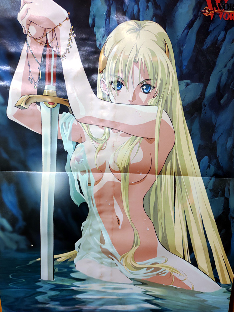 左のりんしん氏のシャロンのイラストの口が隠れたポーズを参考に右のシャロンの絵を描いてますね～。
この絵は差分だけど背景も左の雰囲気に合わせて描いてます。
口元を隠した絵をチョコチョコ描くのはこのイラストが好きなのでその影響らしいよ。😉

#ワーズワース
#なにをネタにしましたか 