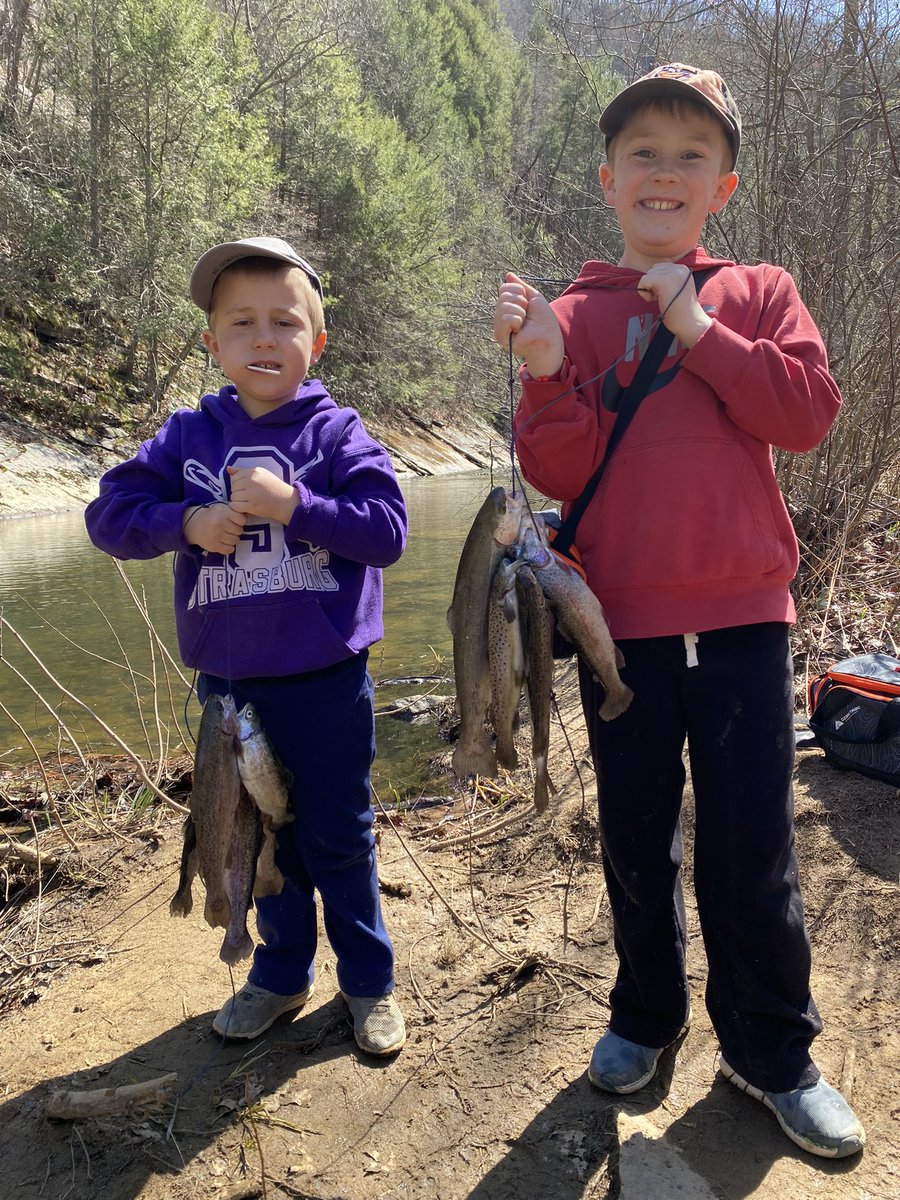 CoachHaymore's tweet photo. Great day at the Haymore household! Love our family time! #Family #Heritageday #traditions #limitedout #trout https://t.co/aQ8WgzlCcg