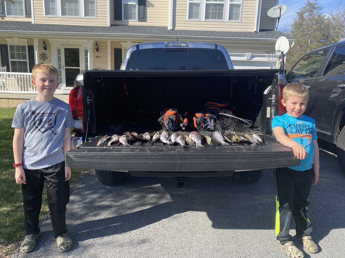 CoachHaymore's tweet photo. Great day at the Haymore household! Love our family time! #Family #Heritageday #traditions #limitedout #trout https://t.co/aQ8WgzlCcg