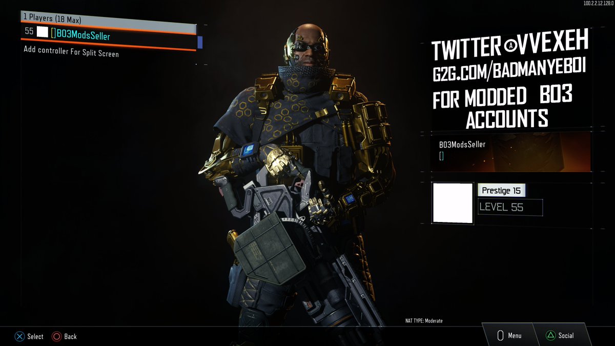 VVexeh's tweet photo. [PS3/PS4/PS5] Modded / Modding Services 
Call of Duty
MW / 2 / 3
Black Ops 1 / 2 / 3 
Advanced Warfare
Ghosts
Borderlands TPS / 1 / 2 / 3
Trophies
Avatars
and much more.
PayPal / Gift Cards Only.
DM's are open
Check out - https://t.co/wOYeTYe7CK
Vouches Below in Replies ⬇️ https://t.co/a6h9IsCHpy