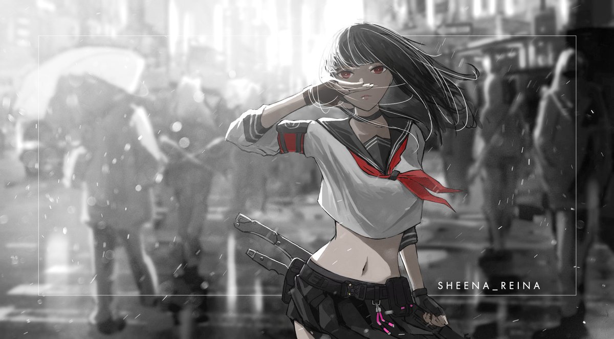 RHINTH's tweet photo. My entry for #GENE_SIS Fanart contest. 
Reina is my favorite, she looks great in her JK uniform❤️💕

Discord ID: rhinth#1979
@GHARLIERA1 @GENESIS_SENSHI https://t.co/6tMRZOqCar