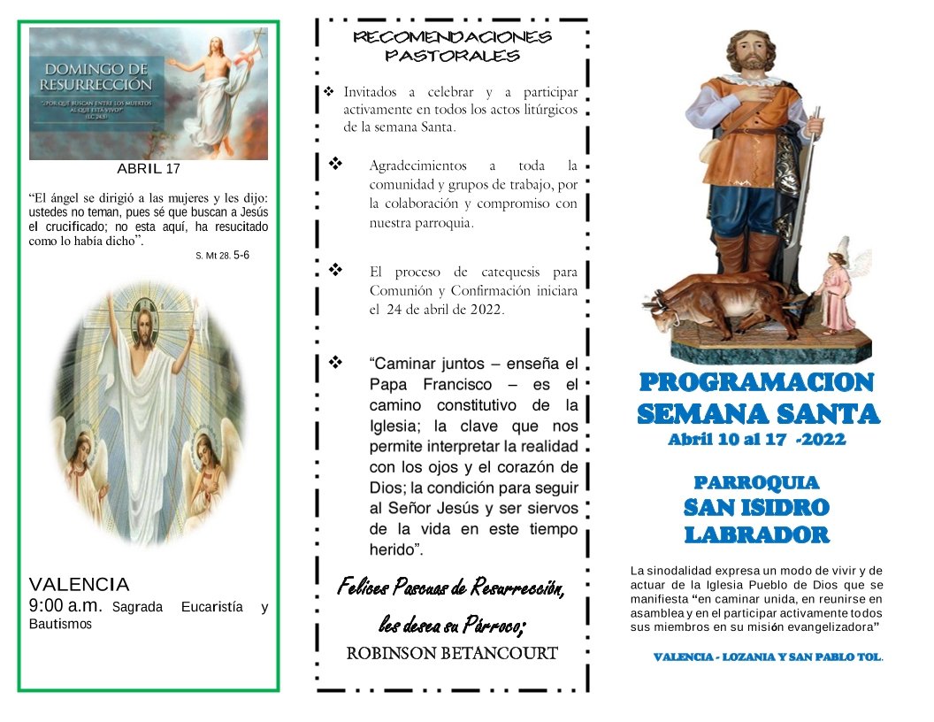 pasilava91's tweet photo. Programa Semana Santa 2022 https://t.co/KlX1L7AsTO