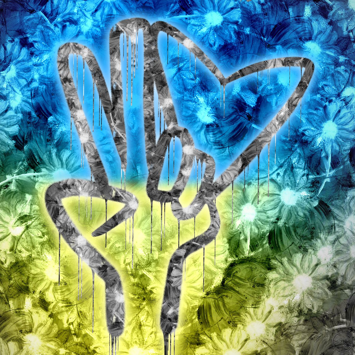 cleshen's tweet photo. Pray for Ukraine. 🙏 End the violence. 🙏 #LoveWins

#solidaritywithukraine #ukrainewar #stopwar #supportukraine #prayforukraine @Procreate #artistsontwitter #spraypaint #spraypaintart #art #peace https://t.co/PL5pM7ZIjc