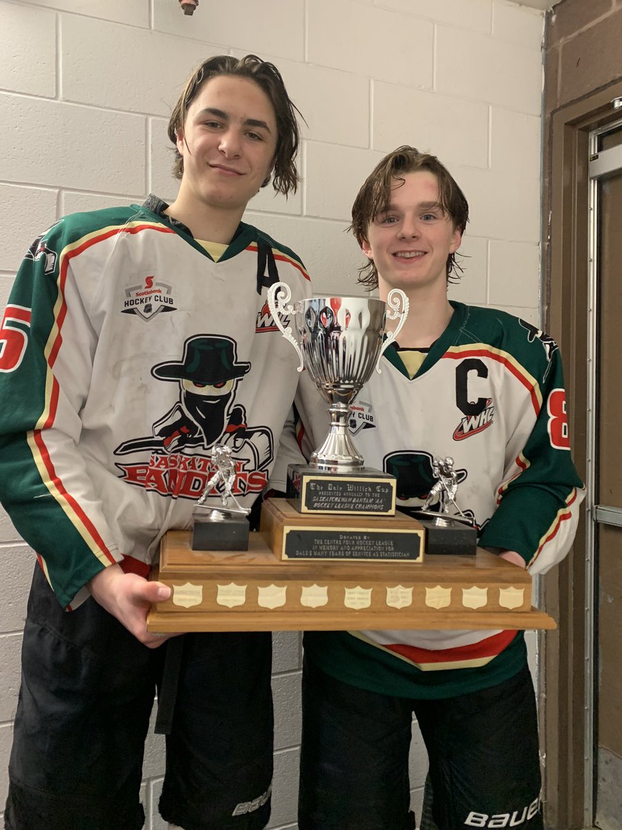 Congratulations to Blazers commits Preston Baerwald and Kash Andresen on your Provincial Championship with <a href="/TheStoonBandits/">Saskatoon Bandits</a> 

#BlazersHockey🔥🔥🔥