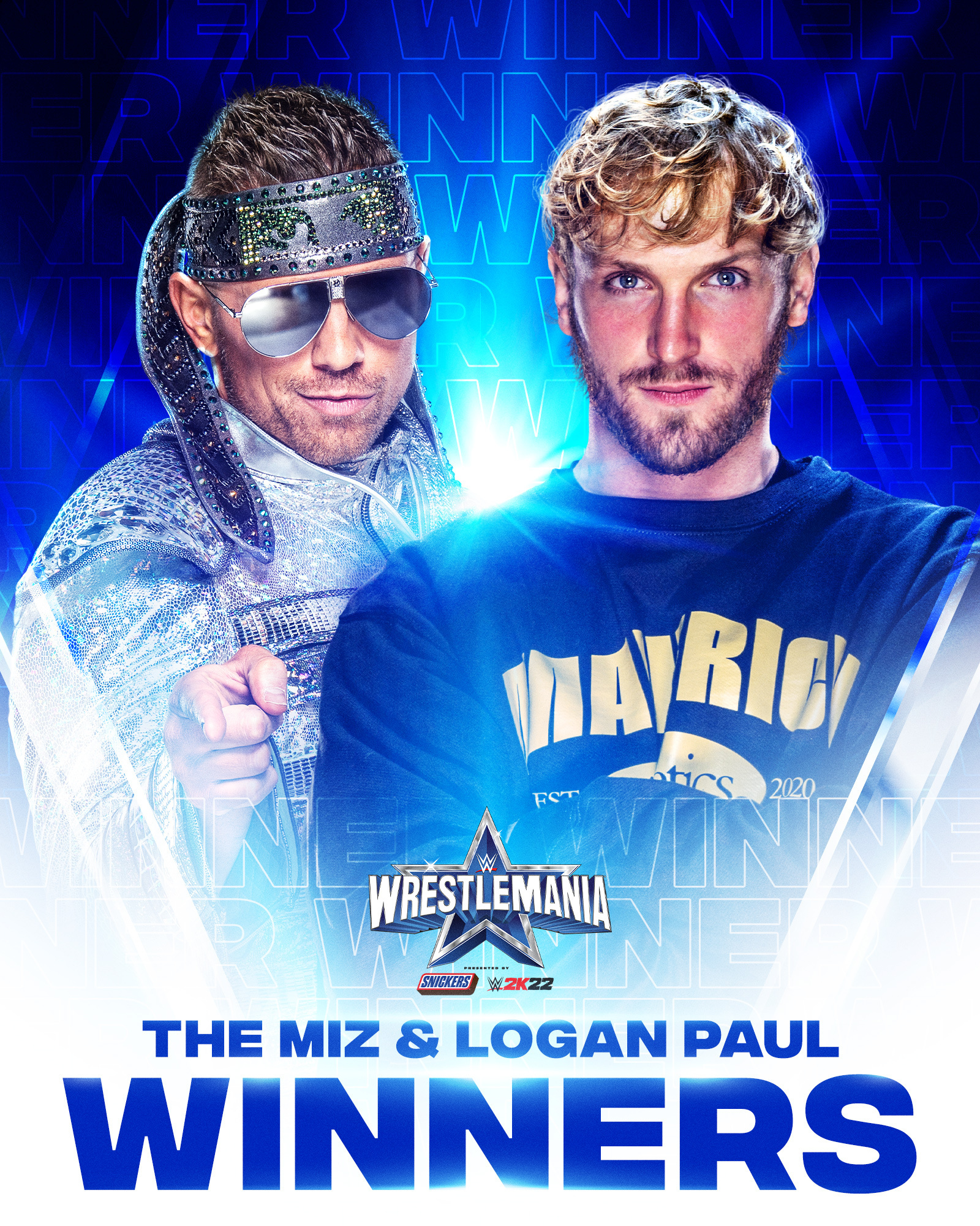 WWE on Twitter "Here are your winners at WrestleMania mikethemiz