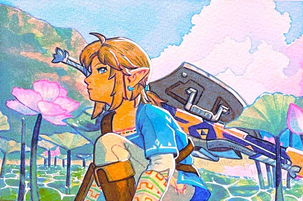 I love water lilies and lotuses #Zelda #BOTW