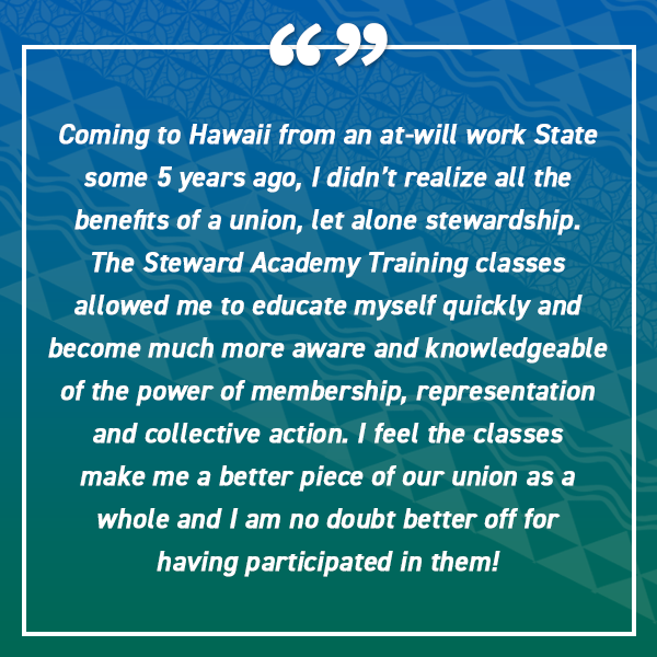 Join the Basic Steward Academy! This newly re-designed program will focus on developing the capacity of stewards in their roles as leaders, educators, communicators, and organizers. All classes are held from 5:30-6:30 PM on Tuesdays via Zoom.
hgea.org/our-union/basi…