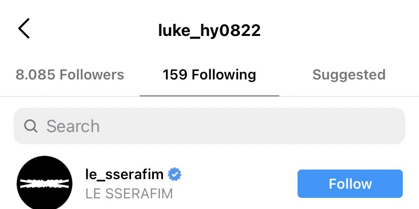 lesserafins's tweet photo. Producer and songwriter Luke Hayoung from producers collab group ‘13’ followed #LE_SSERAFIM account on instagram, he only follows personal accounts and groups he worked with 👀 https://t.co/H3YGXANxgp