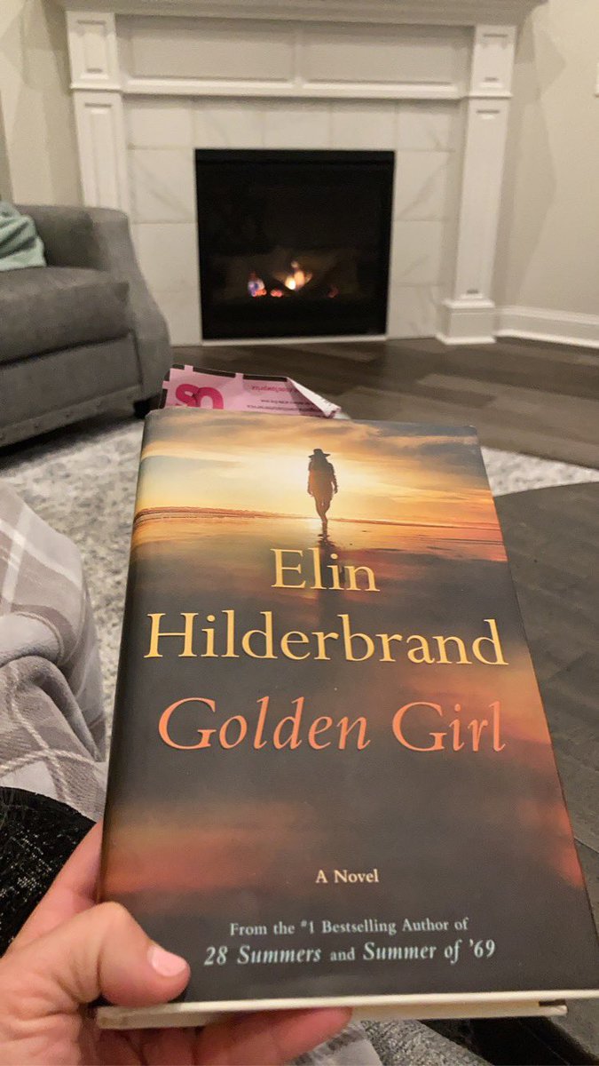 MrsEGrade3's tweet photo. Need to get one more read in before ⚾️ hits full swing this week! #tbr #goldengirl This is also how Ohio must have been #springbreaking this week 🙃 https://t.co/h18CInd9z0