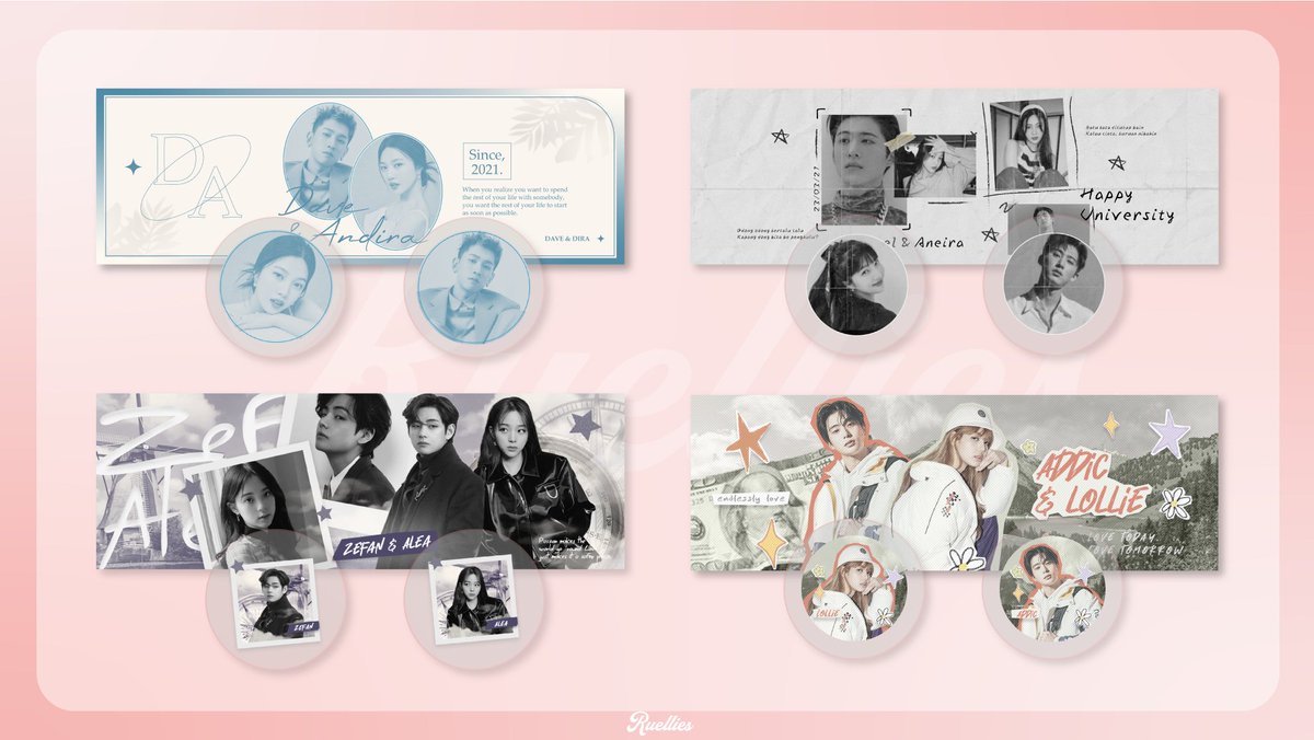 ruellies's tweet photo. Help RT? Thankyou 💗

Rue open order layout hari ini jam 1 siang. Slot diambil secukupnya dan max 2 layout. Ada layout gemes, classy, couple, dan dark. Harga mulai dari 4k-15k. ☺️

Form bisa liat disini ya: https://t.co/em5q0ajB24
#zonauang #zonaba https://t.co/81OpXeu8YW