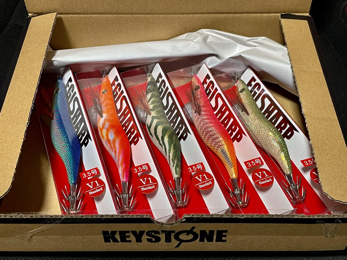 you07803854's tweet photo. キーストンから何か届いてた✨✨
#エギシャープ
#EGISHARP
#KEYSTONE
#エギング https://t.co/R5LrT3v1tn