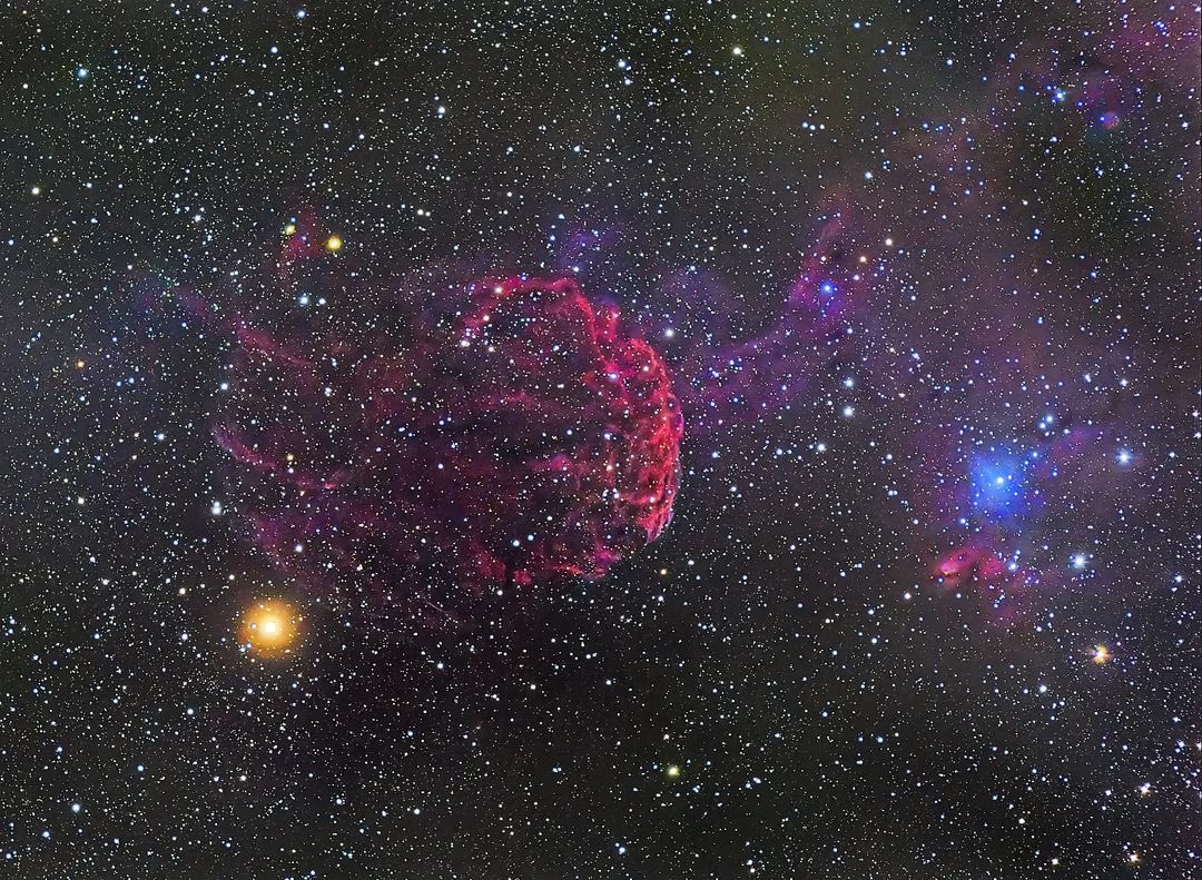 spaceinfoclub's tweet photo. @chrisnamesnik “Der Himmel über dem Tannheimertal hier zu sehen IC 443 der Quallen Nebel
Ein galaktischen Supernova Überrest ca.5000 Lichtjahre entfernt.”
#astronomy
#astrophotography
#astro
#space
#spaceinfo
#galaxy
#galaxies
#milkyway
#night https://t.co/LAV7oH7pp5