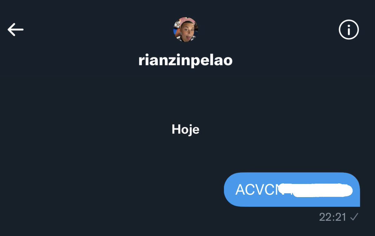 galera que interagiu por aqui ontem, olhem a caixa de msg de vcs 🙃