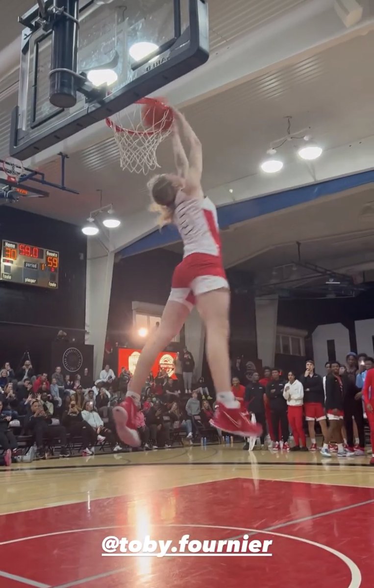 The @BioSteelAllCdn dunk contest just put the NBA to shame. Specifically, Mambourou Mara and Toby Fournier put on a damn show! 🔥