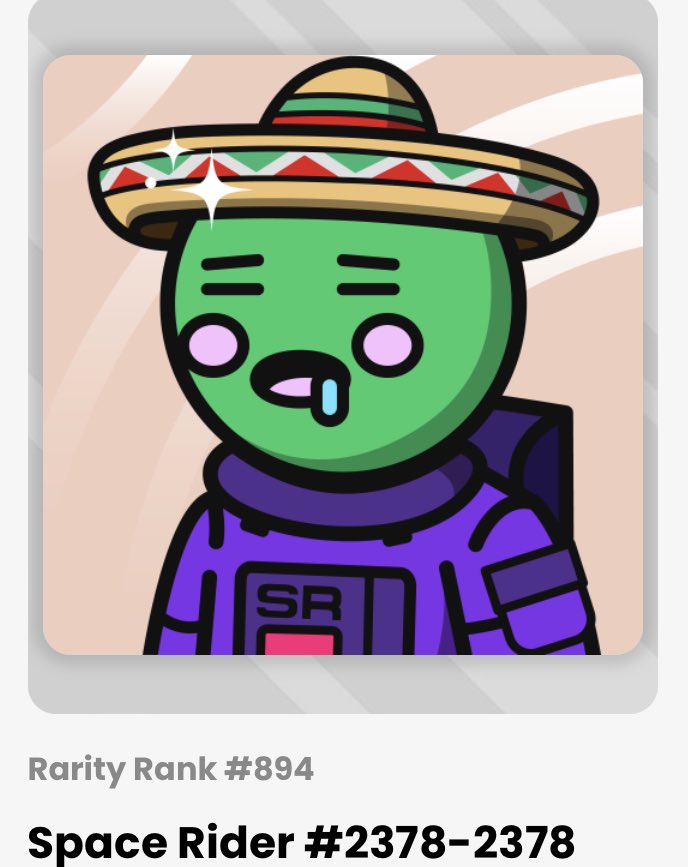 OGFatKyle's tweet photo. Ayyyye let’s go just into @SpaceRiders_NFT can’t wait to join the community https://t.co/iRE6qorjb9