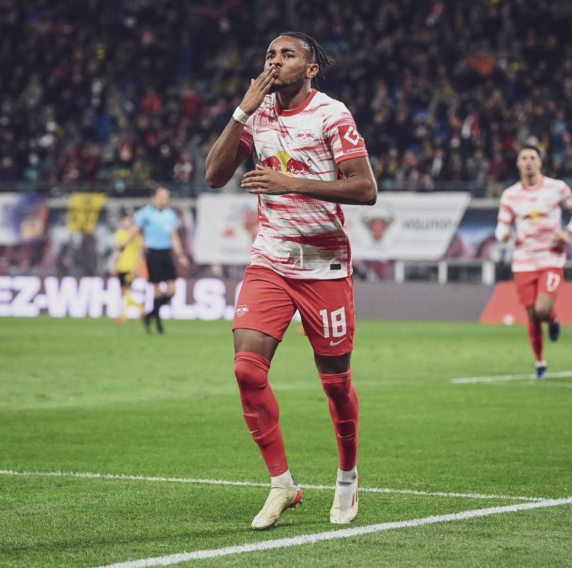 Christopher Nkunku has 41 G/A this season. Playing on a different planet currently. 🪄🦅 #RBL #TeamCNK