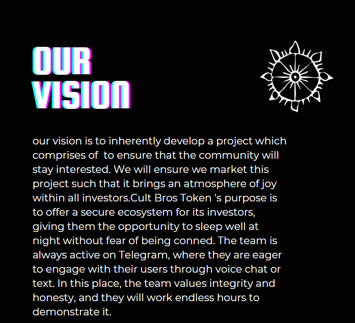 CULTBROS's tweet photo. $CULTB Vision 

#CULTB #CULTBROS https://t.co/jO4xHqdUFT