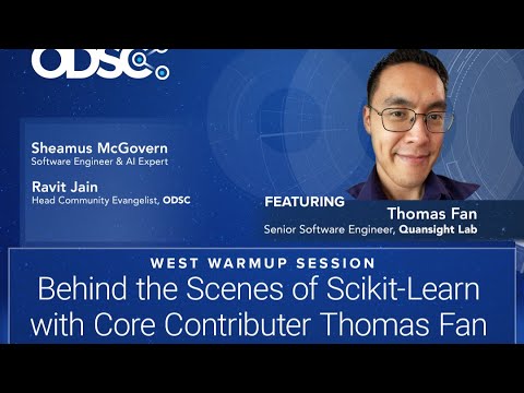 scikit_learn's tweet photo. Behind the Scenes of Scikit-Learn with Core Contributor @thomasjpfan
- History &amp; current developments
- 1.0 release
- Technical aspects of the library
- #Opensource sprints w/@DataUmbrella
- Coordinating w/ other open-source projects
#odsc2021
https://t.co/h4ALY8Twus https://t.co/ClXIX8DiwT
