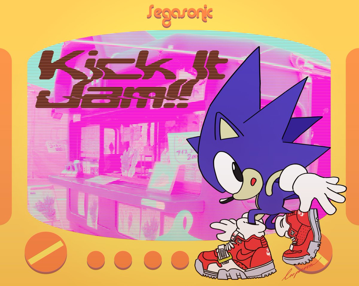 Loopersum's tweet photo. Sonic the Hedgehog x Nike https://t.co/83a3EjyHP6